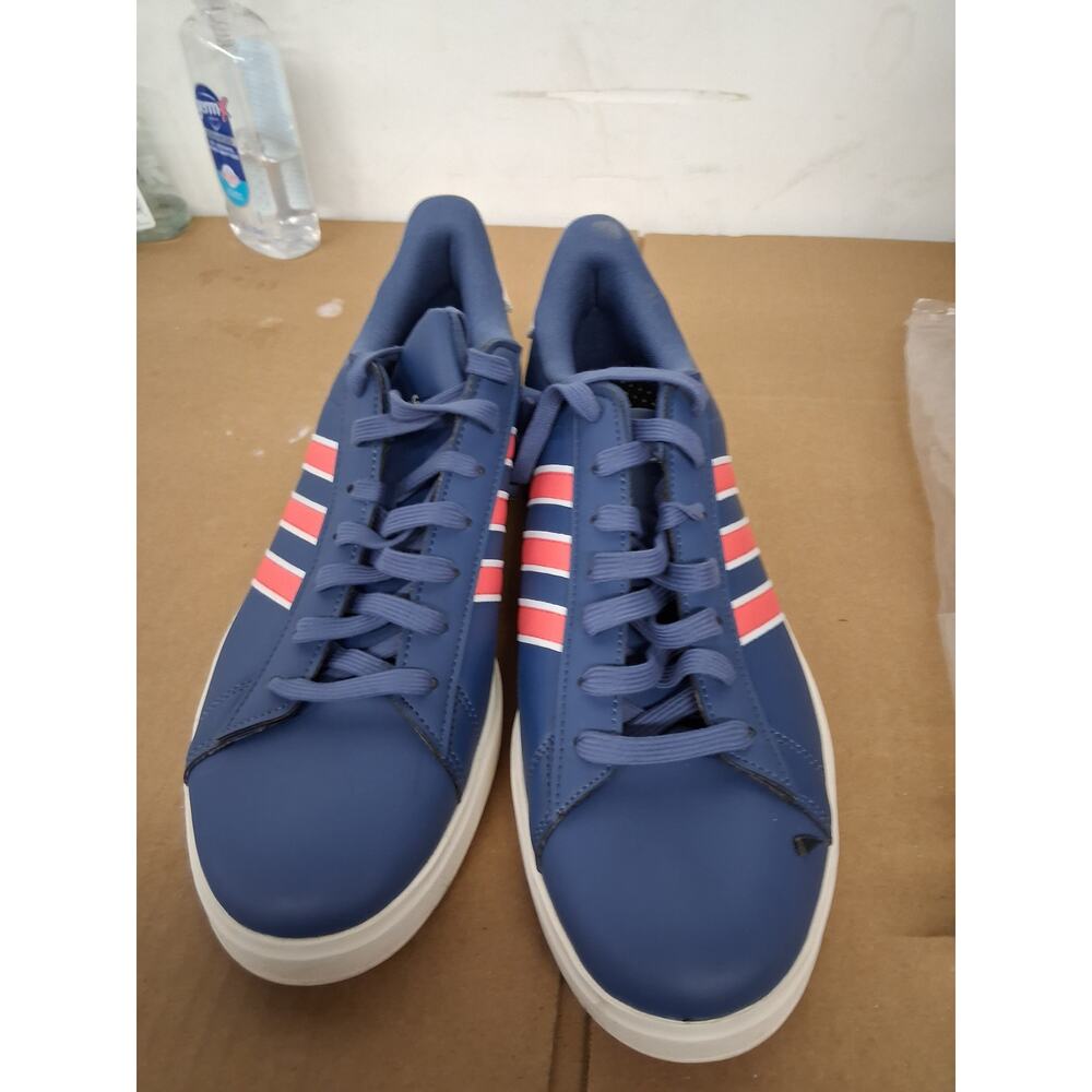 USED Adidas Men's Grand Court 2.0, Preloved Ink/Preloved Scarlet/White, 11 - Picture 2 of 5